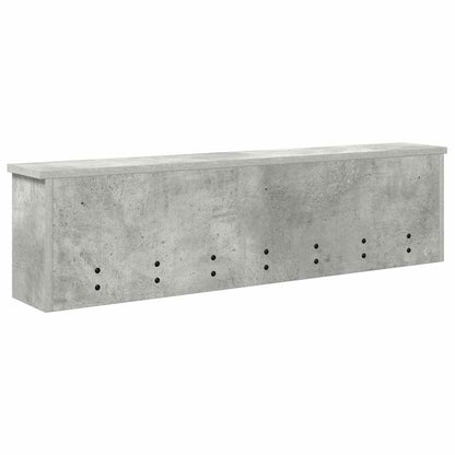 Wandmontierter nachttisch Wandhalterung Beton Grau