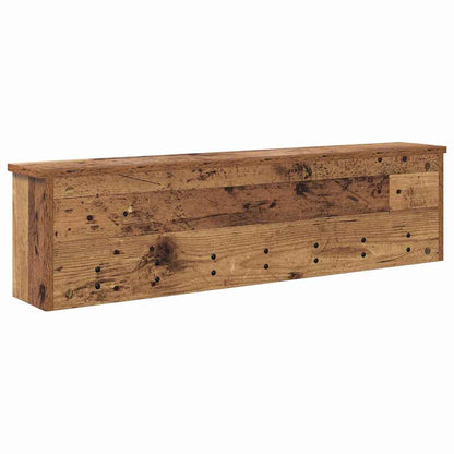 Wandmontierter nachttisch Wandhalterung Altholz Holzwerkstoff