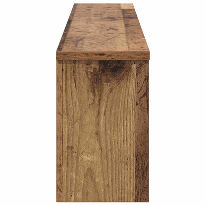Wandmontierter nachttisch Wandhalterung Altholz Holzwerkstoff