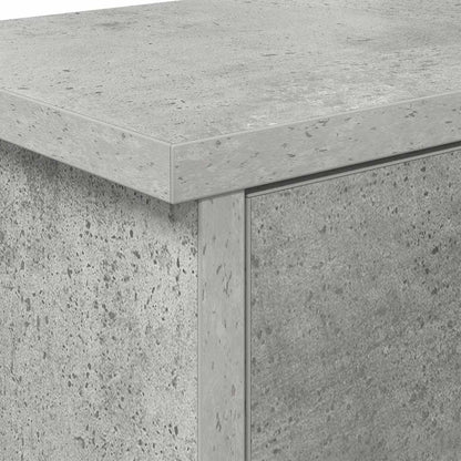 Wandmontierter nachttisch Wandhalterung Beton Grau