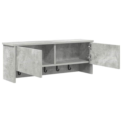 Wandmontierter nachttisch Wandhalterung Beton Grau
