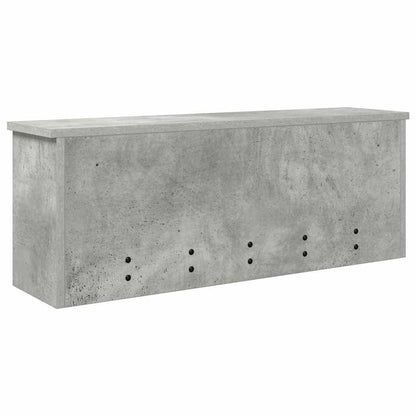 Wandmontierter nachttisch Wandhalterung Beton Grau