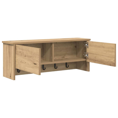 Wandmontierter nachttisch Wandhalterung Artisan-Eiche