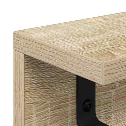 Wandmontierter nachttisch Wandhalterung Sonoma-Eiche