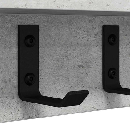 Wandmontierter nachttisch Wandhalterung Beton Grau
