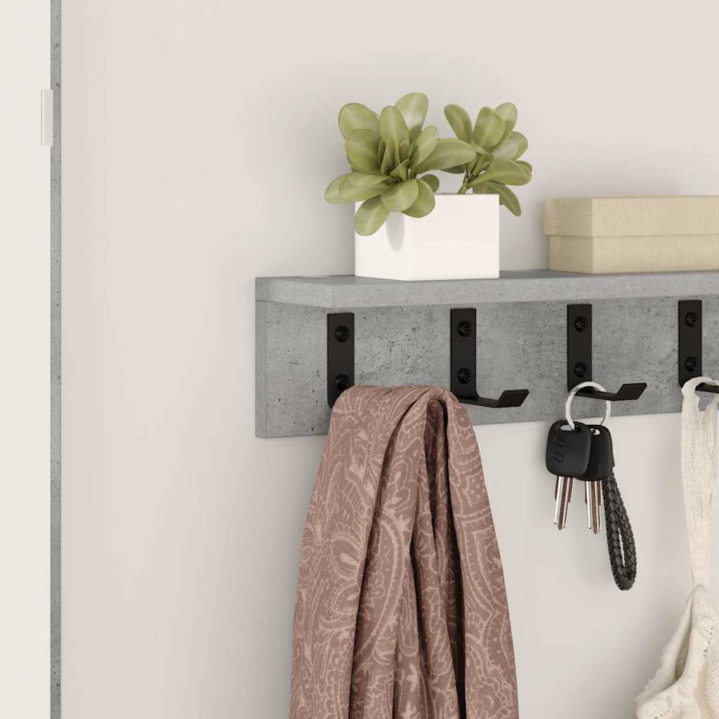 Wandmontierter nachttisch Wandhalterung Beton Grau