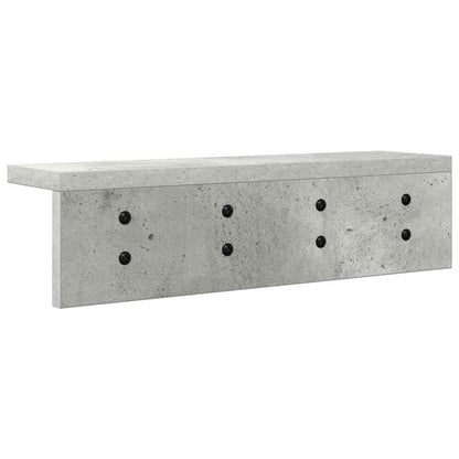 Wandmontierter nachttisch Wandhalterung Beton Grau