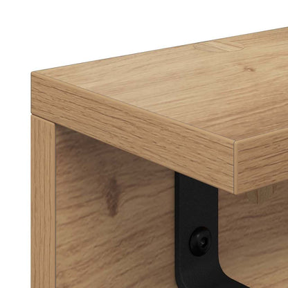Wandmontierter nachttisch Wandhalterung Artisan-Eiche