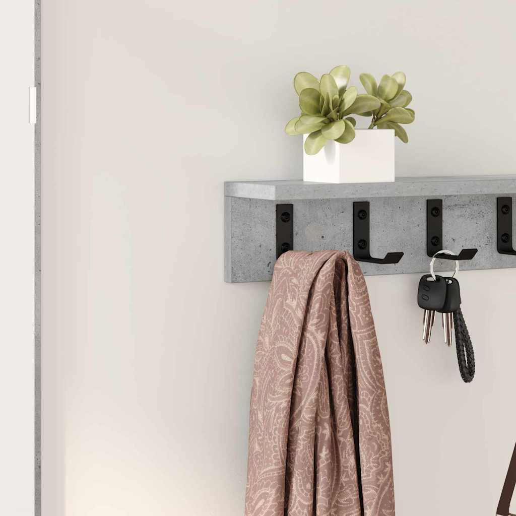 Wandmontierter nachttisch Wandhalterung Beton Grau