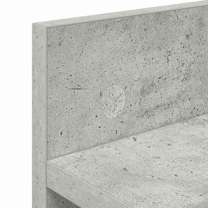 Wandmontierter nachttisch Wandhalterung Beton Grau