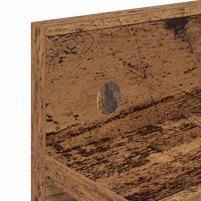 Wandmontierter nachttisch Wandhalterung Altholz Holzwerkstoff