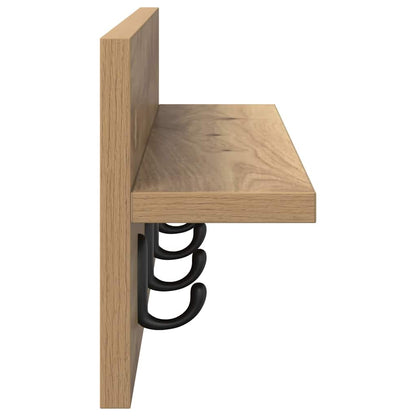 Wandmontierter nachttisch Wandhalterung Artisan-Eiche
