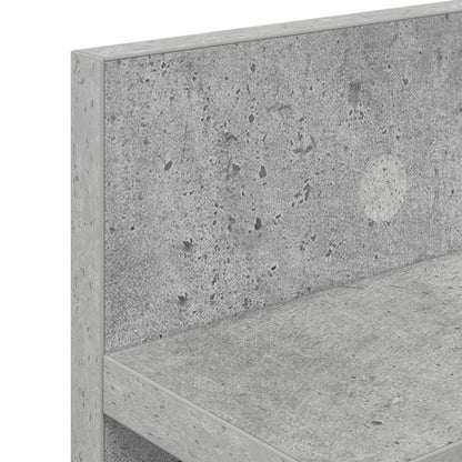 Wandmontierter nachttisch Wandhalterung Beton Grau