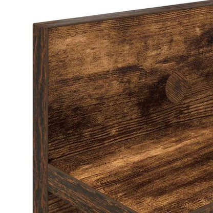 Wandmontierter nachttisch Wandhalterung Geräucherte Eiche