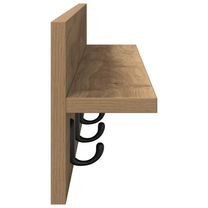 Wandmontierter nachttisch Wandhalterung Artisan-Eiche