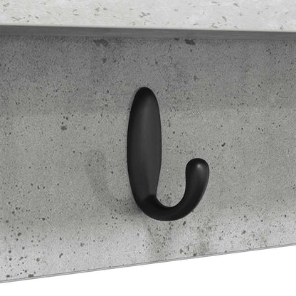 Wandmontierter nachttisch Wandhalterung Beton Grau
