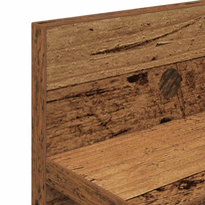 Wandmontierter nachttisch Wandhalterung Altholz Holzwerkstoff