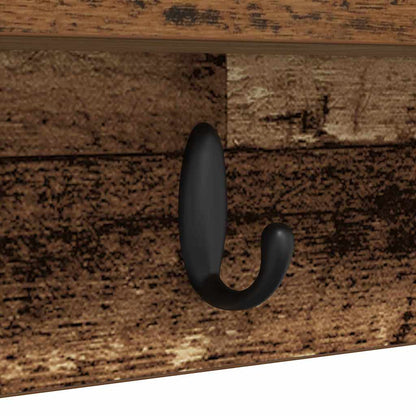 Wandmontierter nachttisch Wandhalterung Altholz Holzwerkstoff