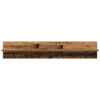 Wandmontierter nachttisch Wandhalterung Altholz Holzwerkstoff