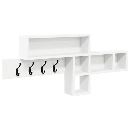 Wandmontierter nachttisch Wandhalterung Weiß 100 x 12 x 43,5 cm