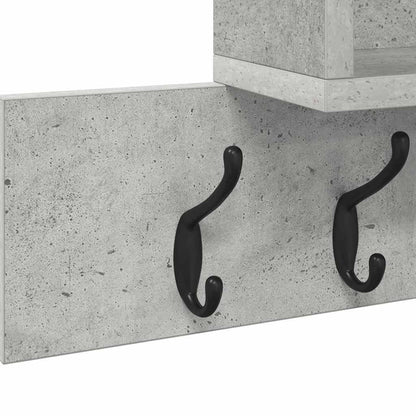 Wandmontierter nachttisch Wandhalterung Beton Grau