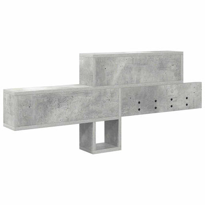 Wandmontierter nachttisch Wandhalterung Beton Grau