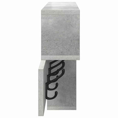 Wandmontierter nachttisch Wandhalterung Beton Grau