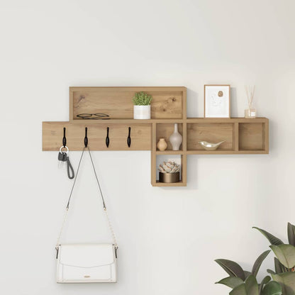 Wandmontierter nachttisch Wandhalterung Artisan-Eiche