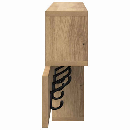 Wandmontierter nachttisch Wandhalterung Artisan-Eiche