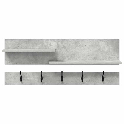 Wandmontierter nachttisch Wandhalterung Beton Grau