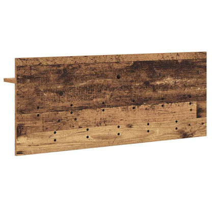 Wandmontierter nachttisch Wandhalterung Altholz Holzwerkstoff