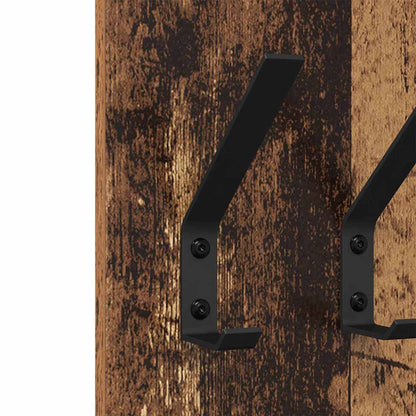 Wandmontierter nachttisch Wandhalterung Altholz Holzwerkstoff