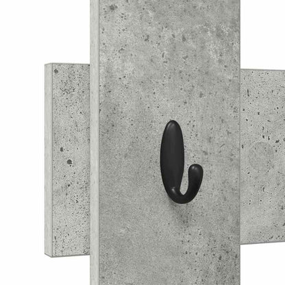 Wandmontierter nachttisch Wandhalterung Beton Grau