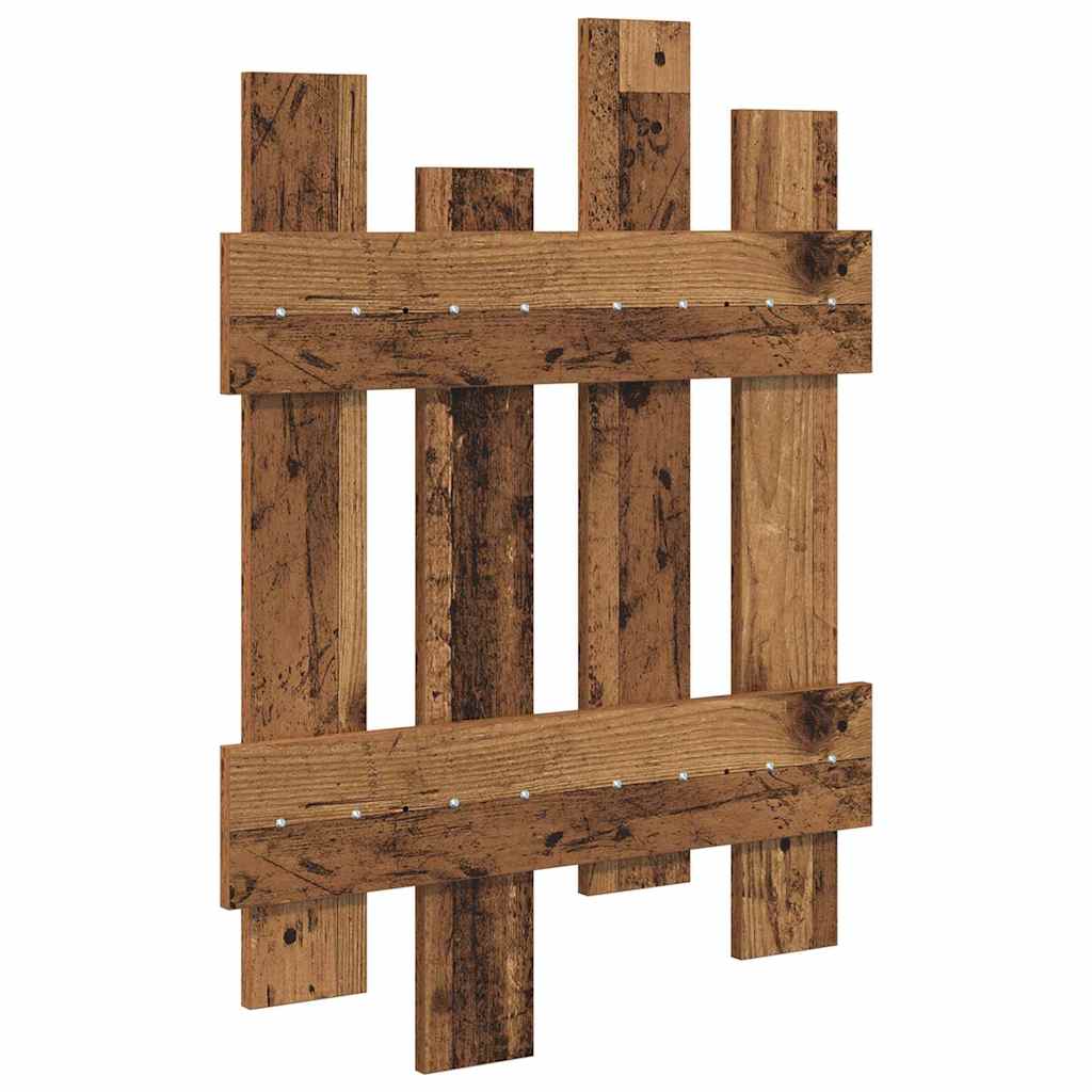 Wandmontierter nachttisch Wandhalterung Altholz 60 x 3 x 82 cm