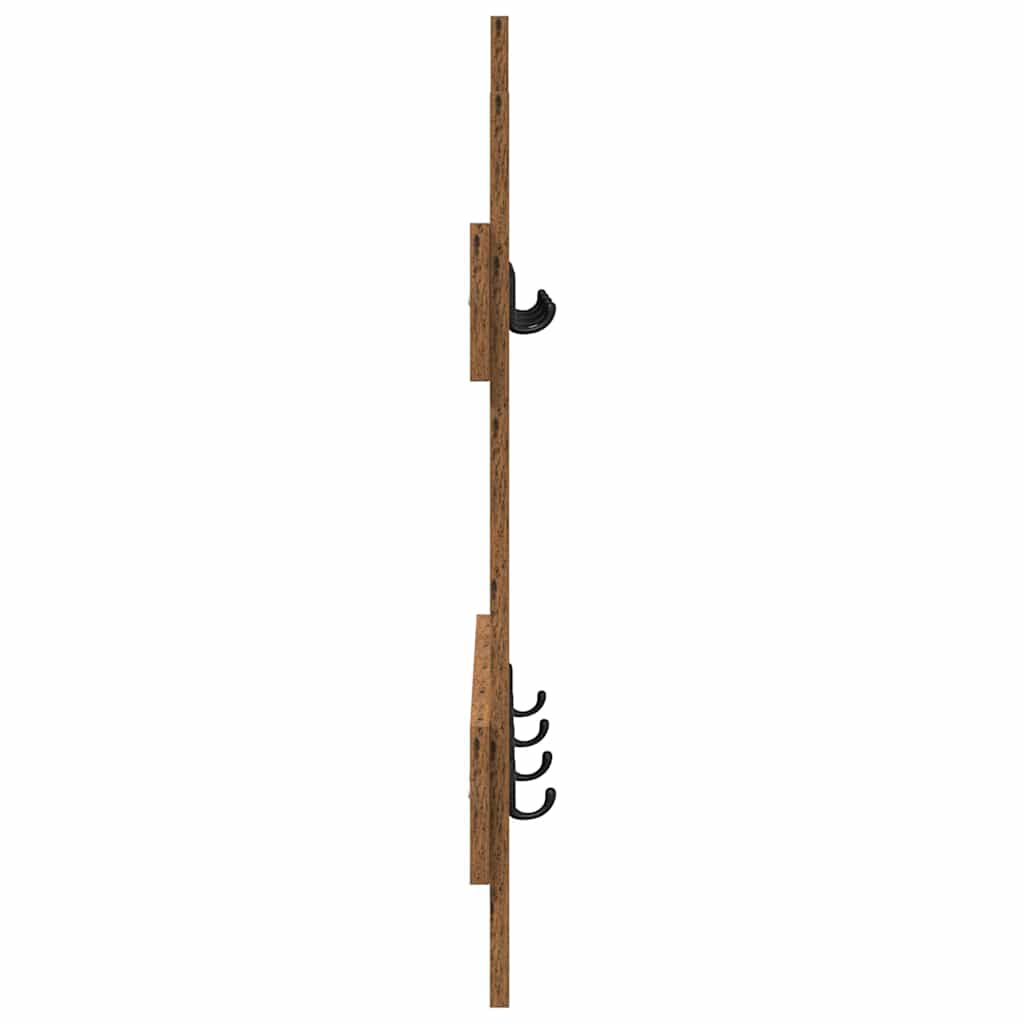 Wandmontierter nachttisch Wandhalterung Altholz 60 x 3 x 82 cm