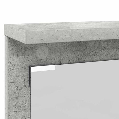 Wandmontierter Kleiderständer Wandhalterung Betongrau