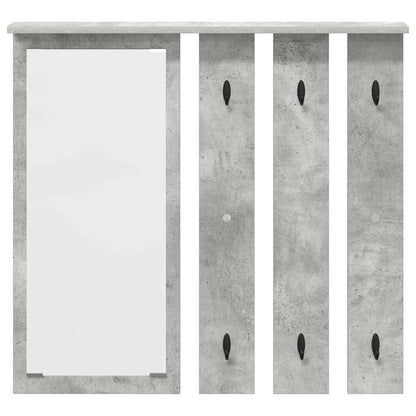 Wandmontierter Kleiderständer Wandhalterung Betongrau
