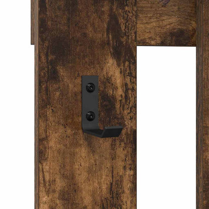 Wandmontierter nachttisch Wandhalterung Geräucherte Eiche