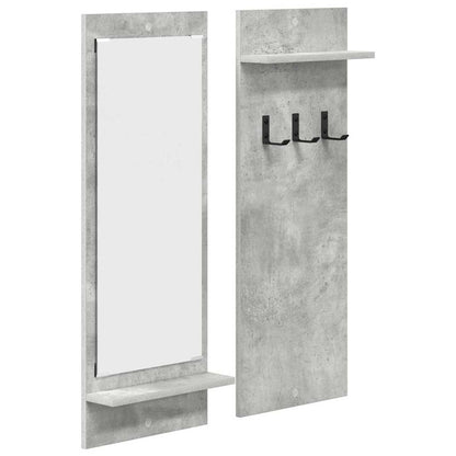Wandmontierter nachttisch Wandhalterung Beton Grau