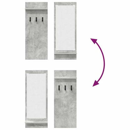 Wandmontierter nachttisch Wandhalterung Beton Grau