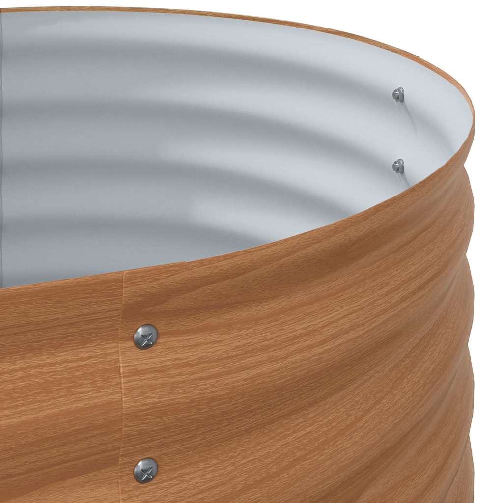 Hochbeet Braun 400 x 80 x 81 cm Stahl