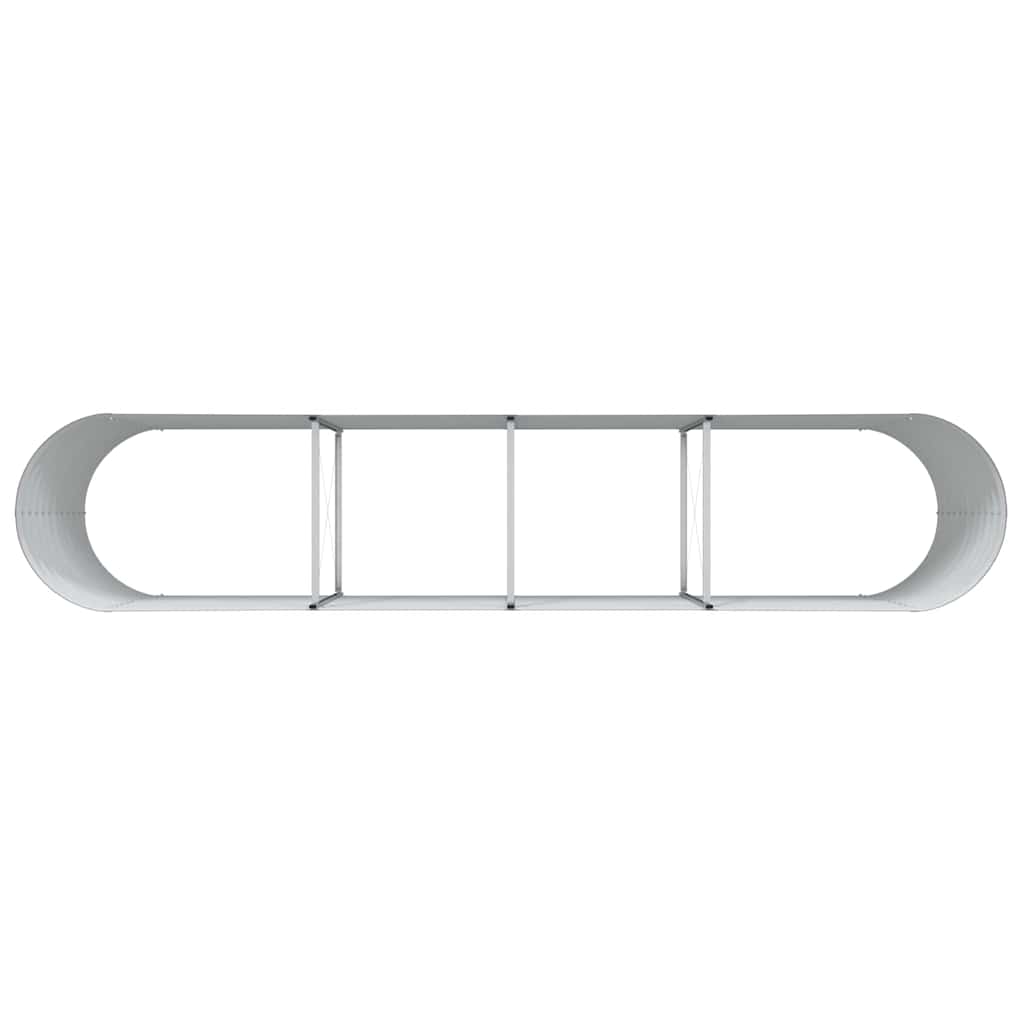 Hochbeet Braun 400 x 80 x 81 cm Stahl