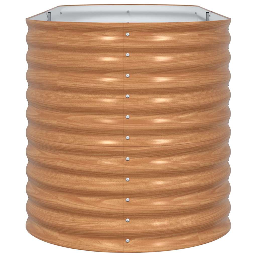 Hochbeet Braun 240 x 80 x 81 cm Stahl