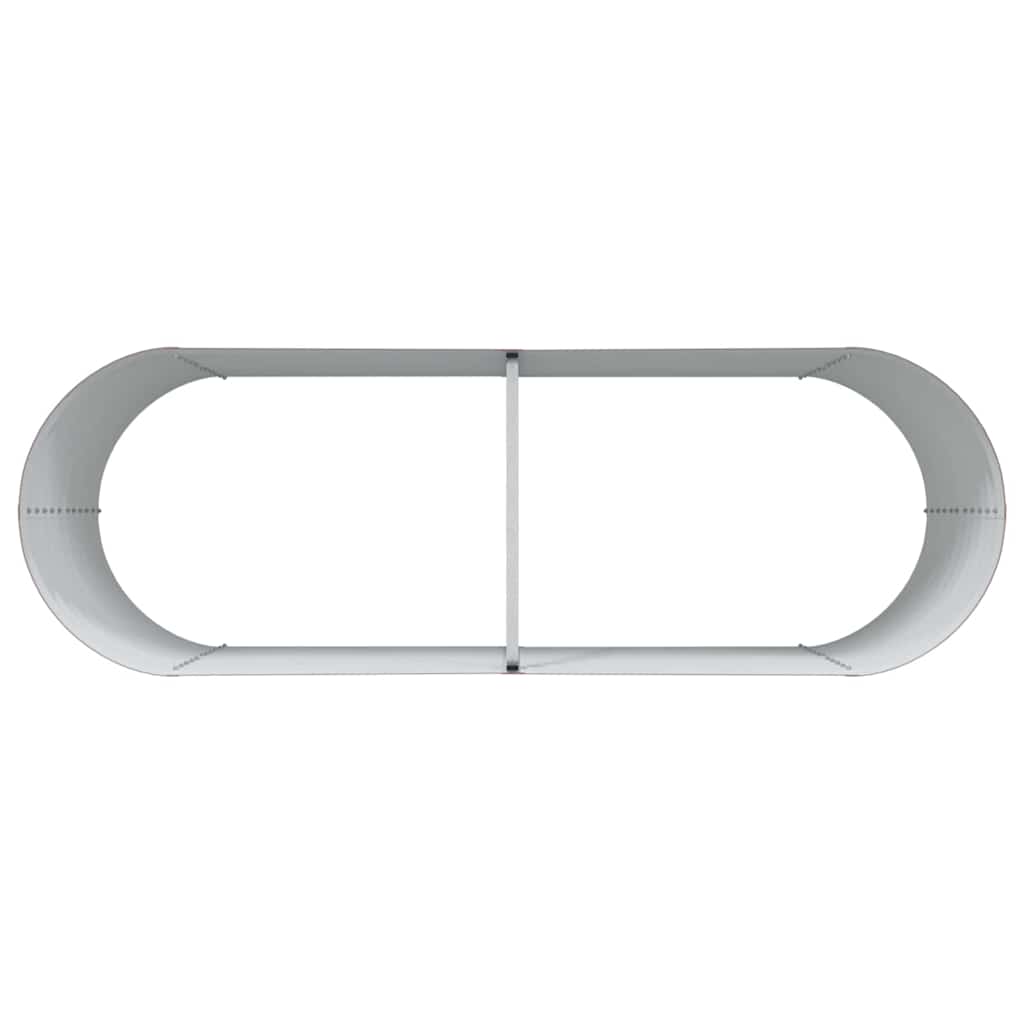 Hochbeet Braun 240 x 80 x 81 cm Stahl