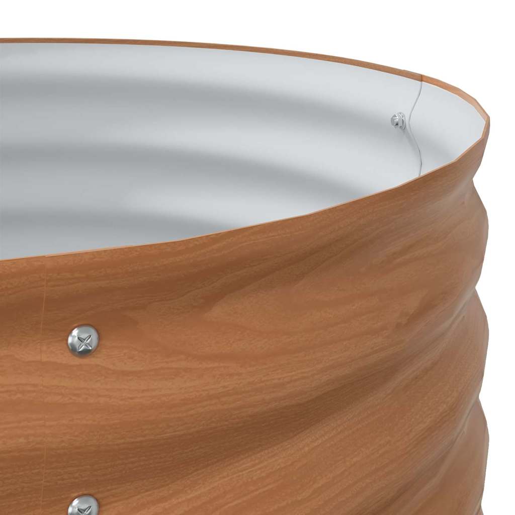 Hochbeet Braun 160 x 80 x 81 cm Stahl