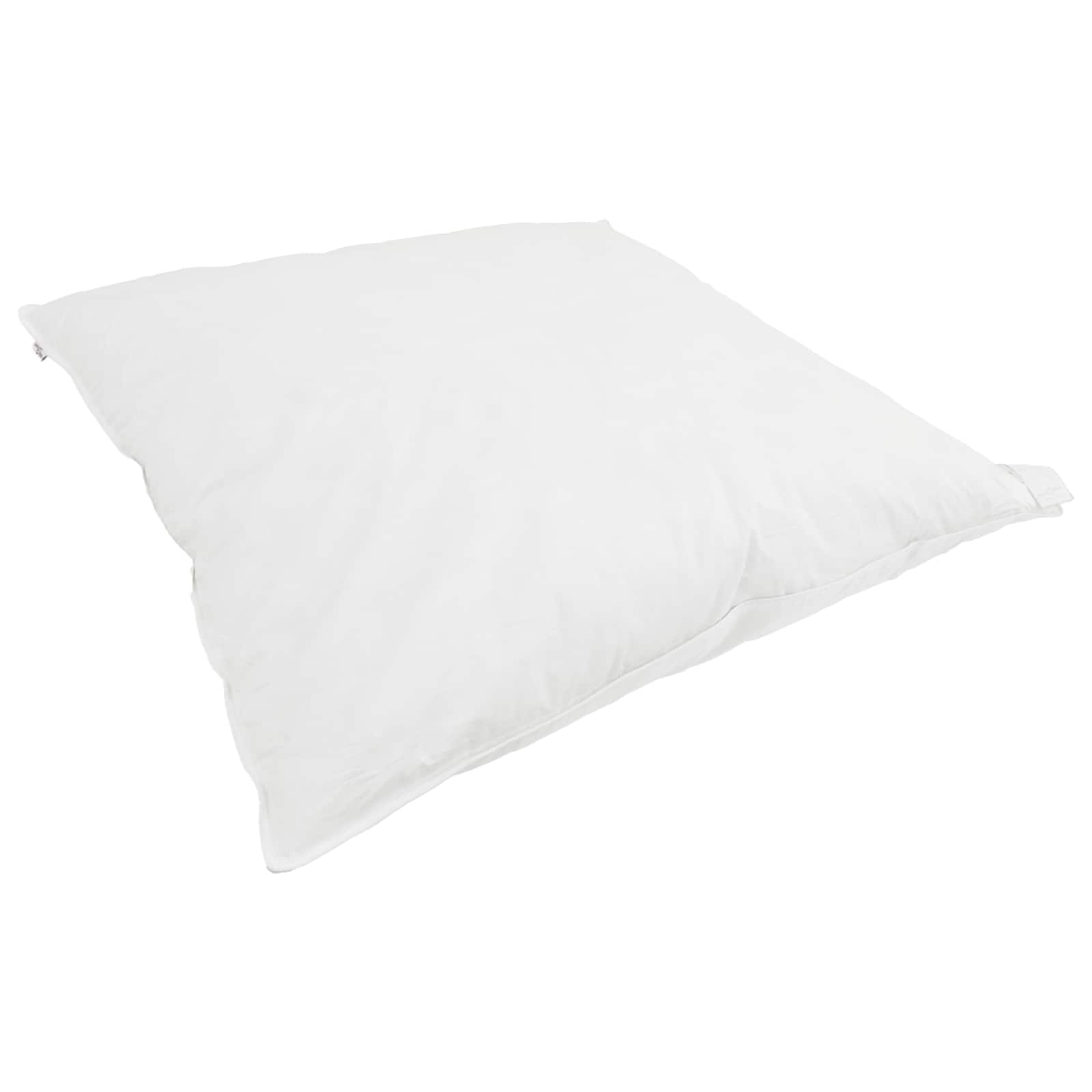 Sommerdecke mit Kissen 2 stk. Weiß Down Feather