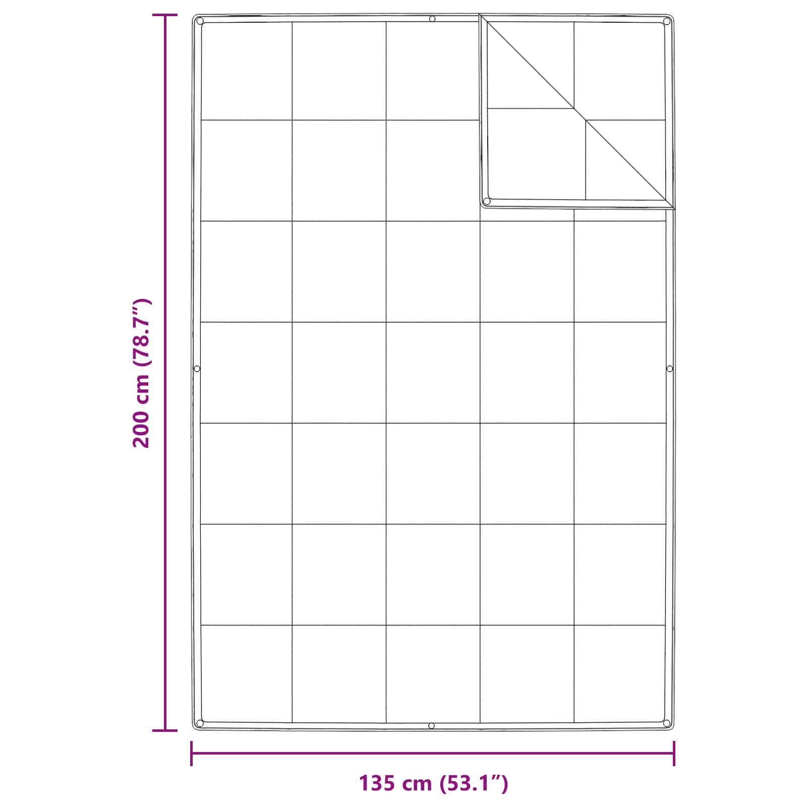 2-in-1 Bettdecke mit Kissen 2 stk. Weiß Down Feather