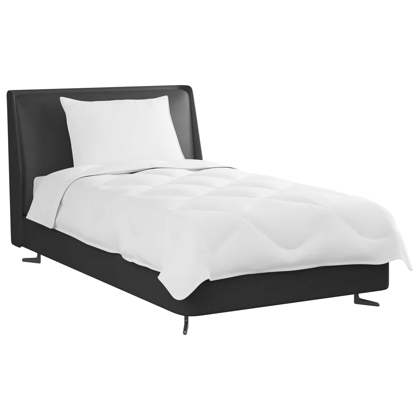 Sommerdecke mit Kissen 2 stk. Weiß Mikrofaser