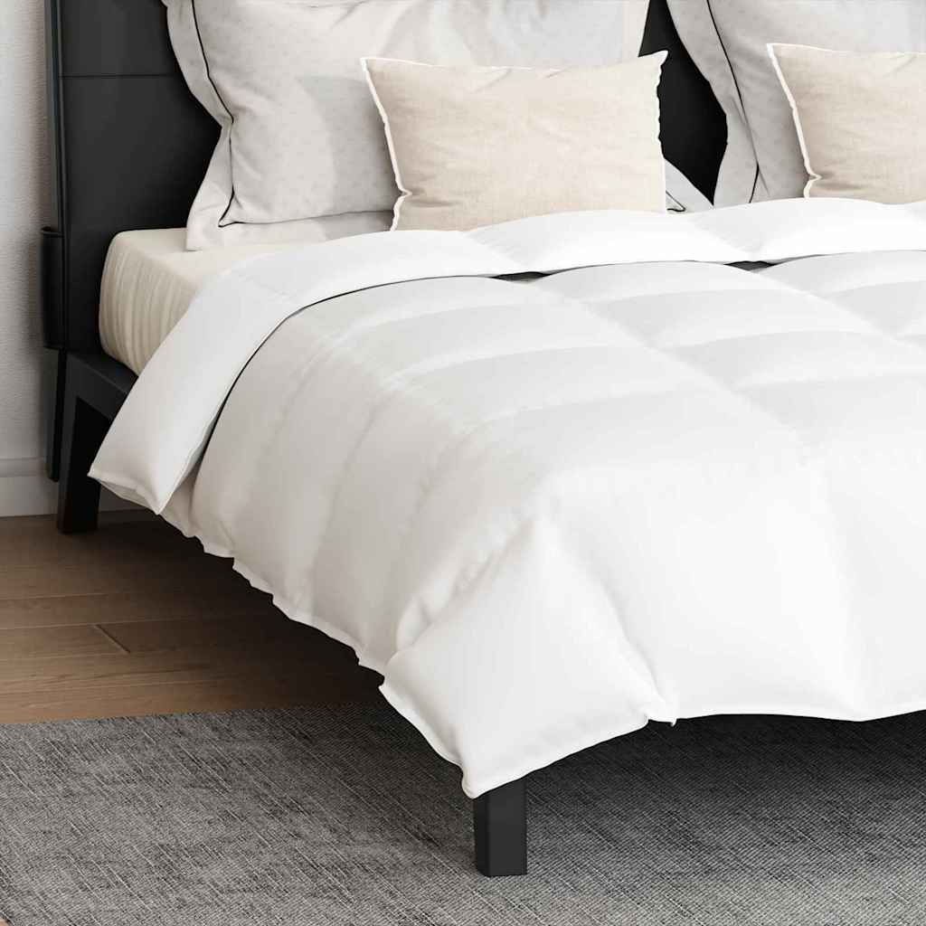 Bettdecke mit Kissen 3 pcs Weiß Daunen