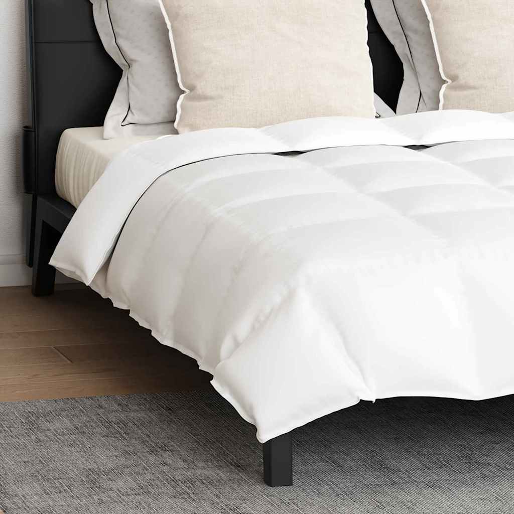 Bettdecke mit Kissen 3 pcs Weiß Daunen